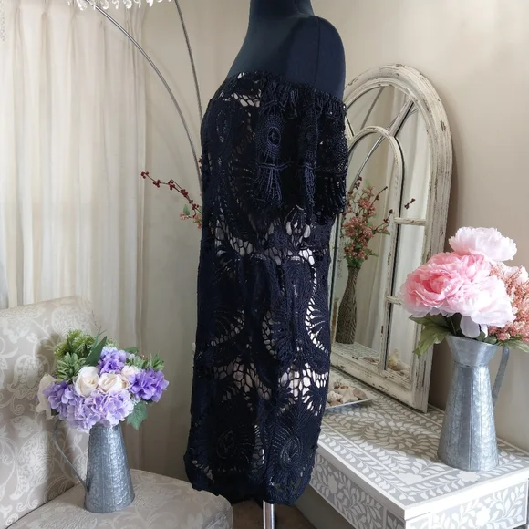 🍒NWT🍒 FREE PEOPLE CROCHET DRESS - Picture 11 of 12